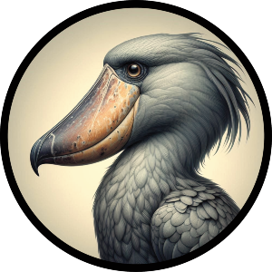 Proud Shoebill Stork