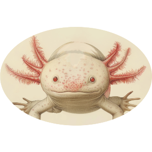 Albino Axolotl
