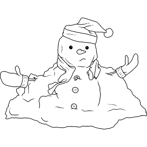 Melting Snowman