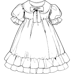 Vintage Child Dress with Bow