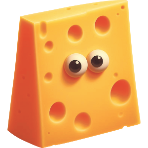 Funny Cheese Wedge