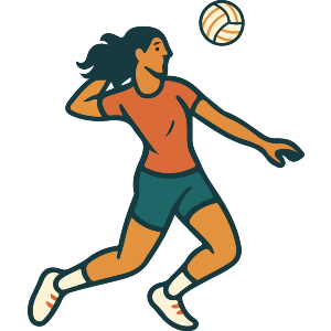 Volleyball Player Action