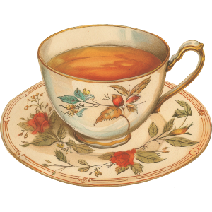 Vintage Floral Teacup