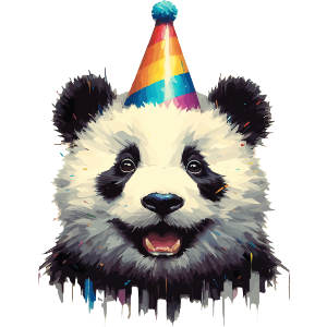 Happy Party Panda