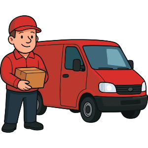 Delivery Man & Van