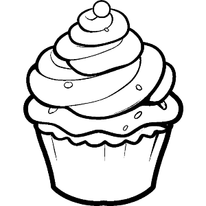 Cupcake with Sprinkles