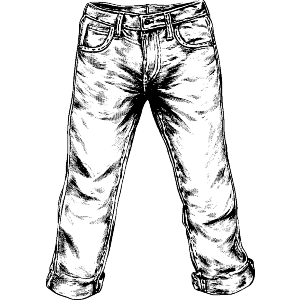 Single Pair of Jeans