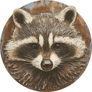 Raccoon Portrait 
