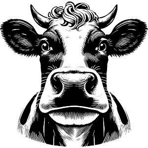 Funny Dairy Cow