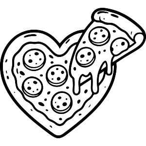 Heart Pizza
