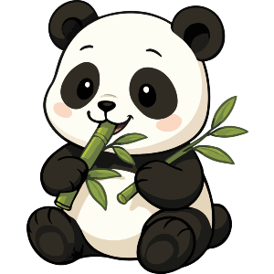 Baby Panda Eating