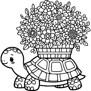 Tortoise Flower Planter