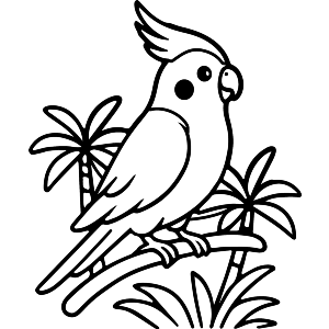 Cute Cockatiel