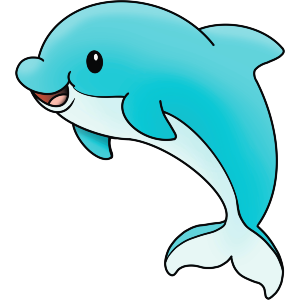 Blue Baby Dolphin