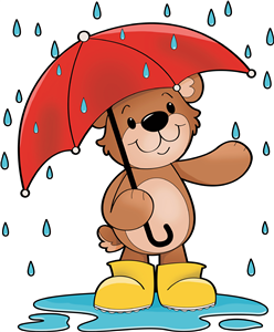 Rainy Day Teddy Bear