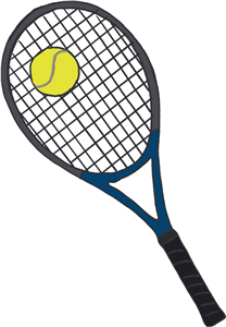 Tennis racket & ball 