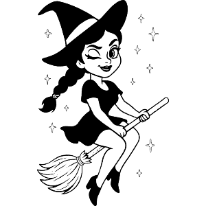 Witch Girl Pinup