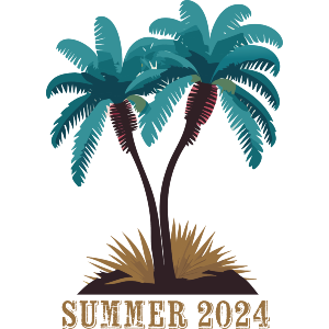 Tropical Palm Trees Summer 2024