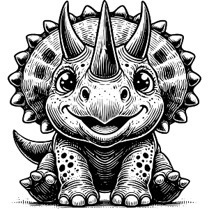 Happy Baby Triceratops