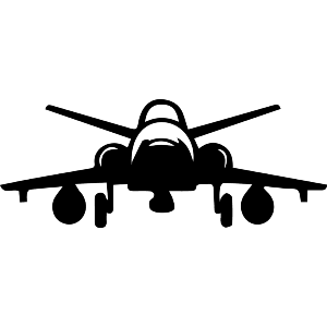 Army Plane Silhouette