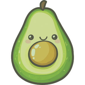 Kawaii Avocado