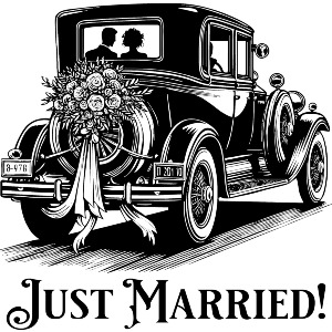 Vintage Wedding Car