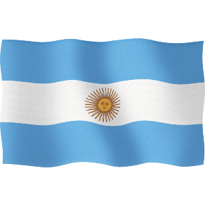 Waving Argentina Flag