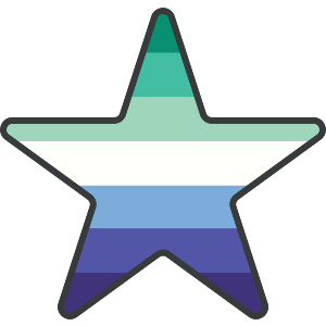 Star Gay Man Flag