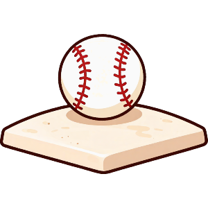 Baseball & Base Plate