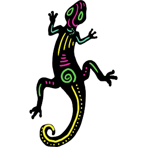 Colourful Lizard