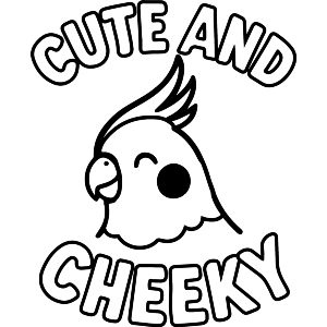 Cute & Cheeky Cockatiel