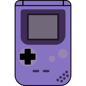 Purple Hand Held game