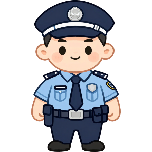 Chibi Police Officer