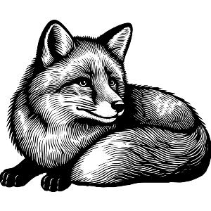 Drawing of a Fox