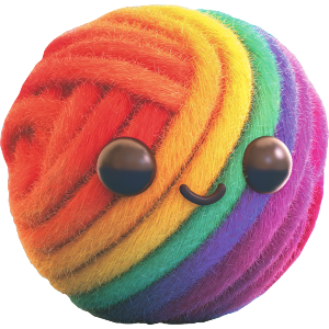Cute Rainbow Yarn