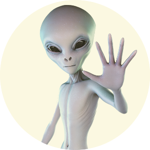 Alien Waving 