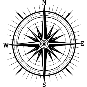 Compass NESW