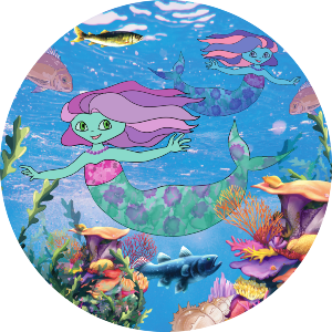 Mermaids in their Underwater Home