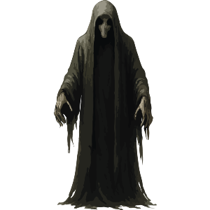 Mysterious Grim Reaper Spectral Figure