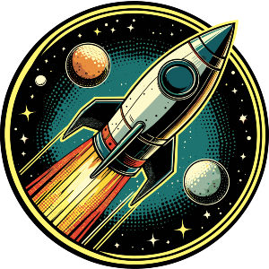 Retro Rocket Ship