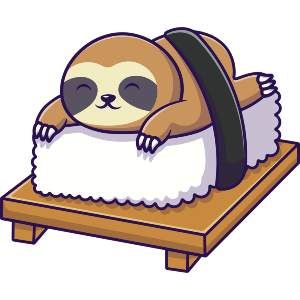 Sushi sloth 