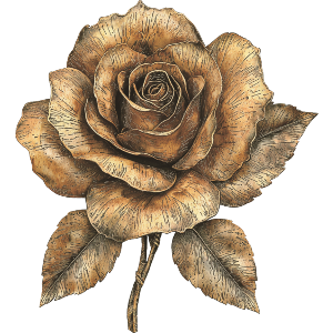 Vintage Bronze Rose