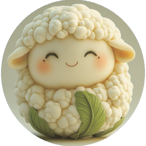 Cute Cauliflower Sheep
