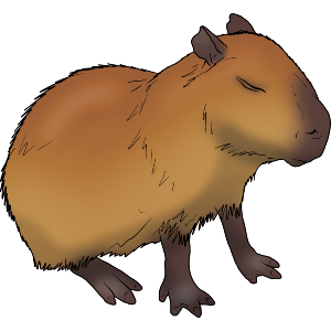 Sleepy Capybara