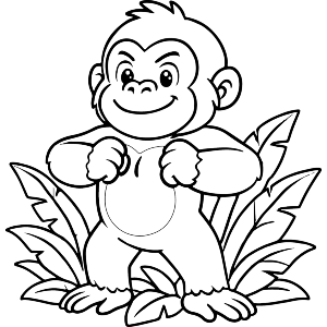 Proud Baby Gorilla