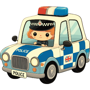 Cute Police Car