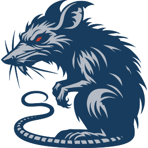 Ugly Rat With Red Eyes