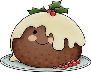 Cute Christmas Pudding