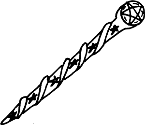 Wand With Pentacle