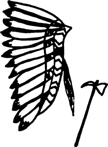 War Bonnet & Tomahawk